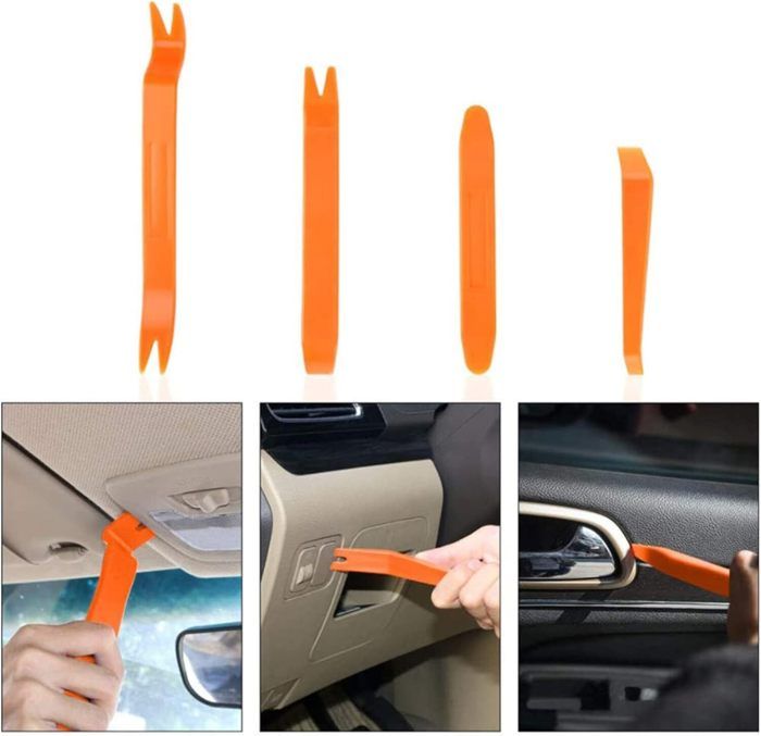 Trousse à Outils De Démontage Auto Uxcell – 23 Pièces – Nylon Rouge (Neuf)