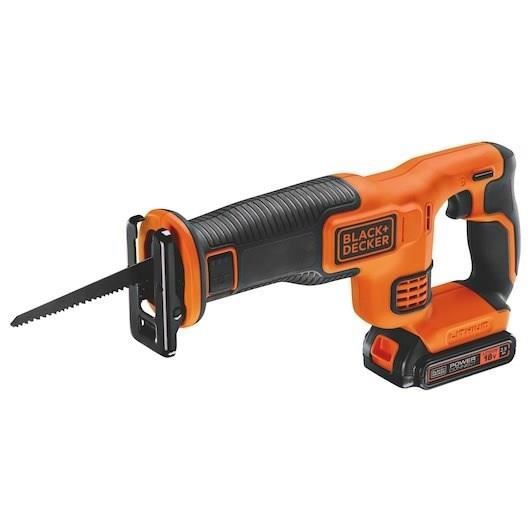 Scie sabre BLACK+DECKER BDCR18E1-QW sans fil - 18V lithium - avec batterie 25Ah