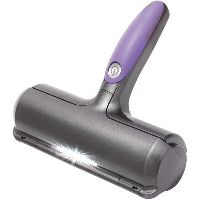 Meilleurs prix pour Brosse Anti Poils Animaux - ZULBCEO - Sweeper Brush - Réutilisable - Éclairage LED - Microfibre