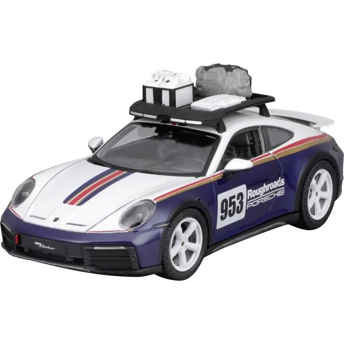 Miniature Porsche 911 Dakar Noire 1:64 MINI GT - Moulée Sous Pression, Avec Boîte Et Socle