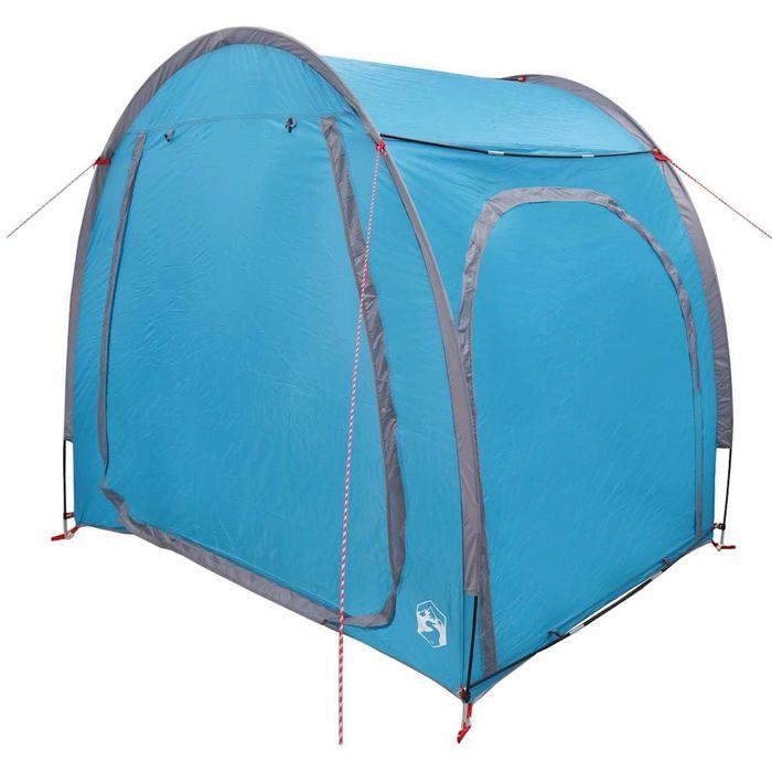 Tente de rangement pour vélos - vidaXL - 218x156x180 cm - Bleu - Résistant au feu - Résistant au vent - Pliable