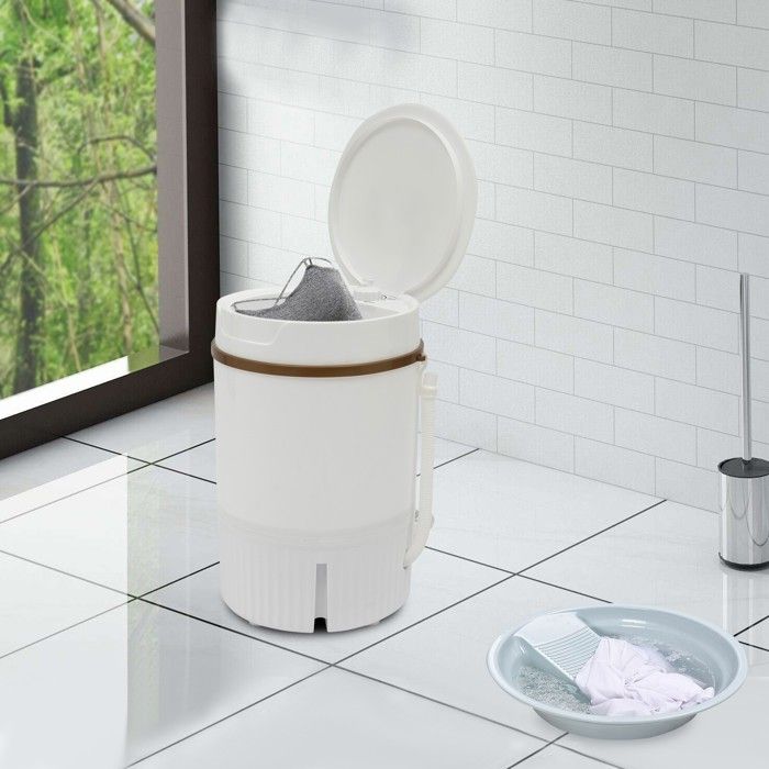 Mini petite machine à laver 45 kg - blanc euro standard