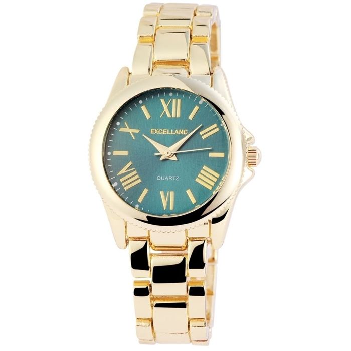 Montre - EXCELLANC - ligne signature - Doré - Quartz - Boîtier 30 mm