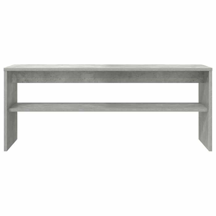 Joli & Fonctionnel -(Gris)Support média - Meuble TV - Table TV - Gris béton 100x30x40cm - Bois dingénierie - MEUBLE HIFI jgk347016