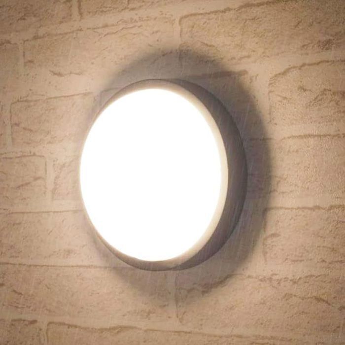 Éclairage extérieur Autour des Murs 14W Eclairage Extérieur LED4000K 980lmApplique Murale Protégée IP54 EtancheRond Blanc 1pc
