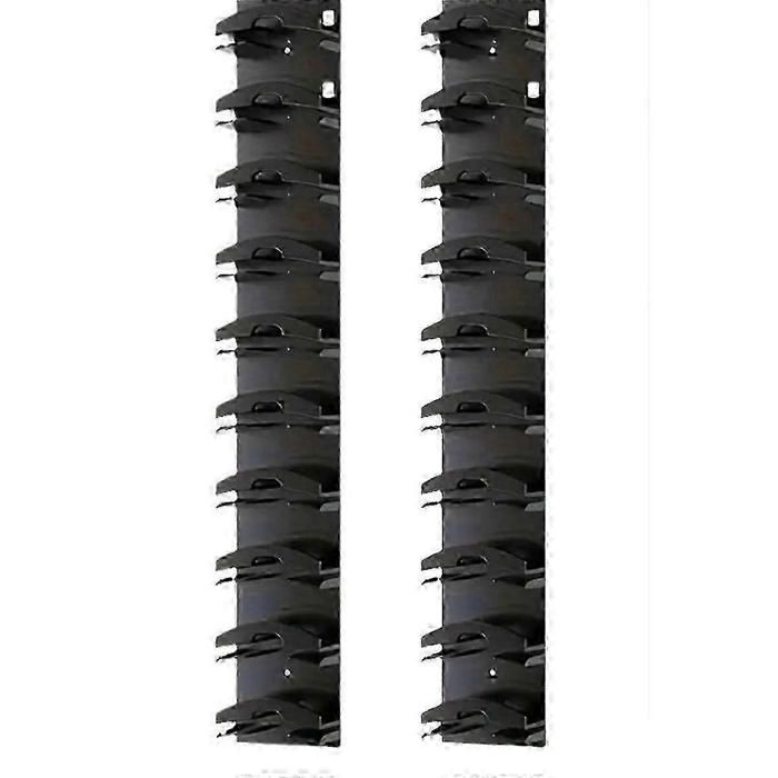 Lot de 2 supports muraux pour casquettes de baseball avec adhésif puissant pouvant contenir jusquà 20 casquettes.