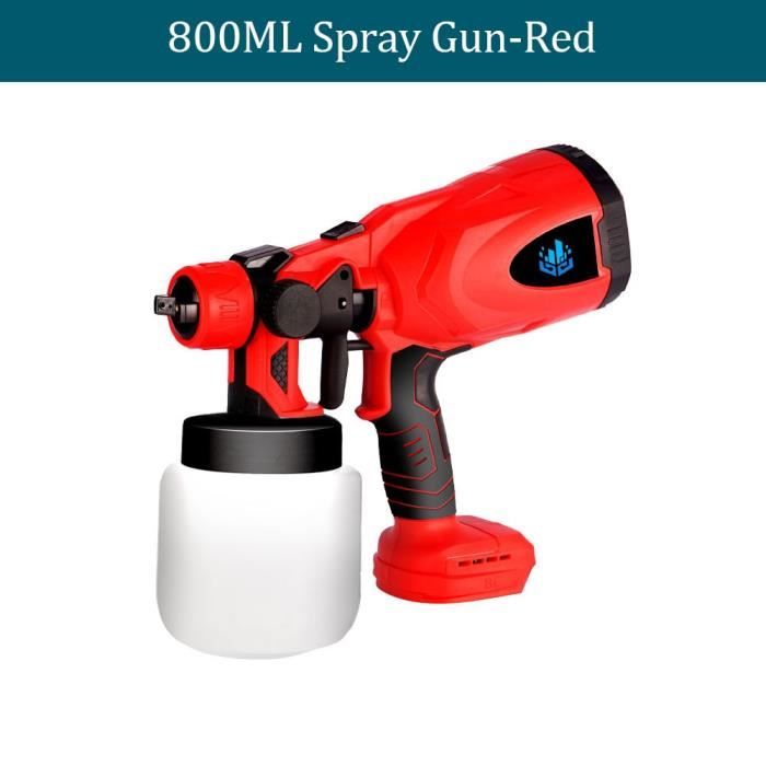 Pistolet Pulvérisateur électrique 800W - 1300ml - 3 Buses - Neuf - Bricolage Et Rénovation
