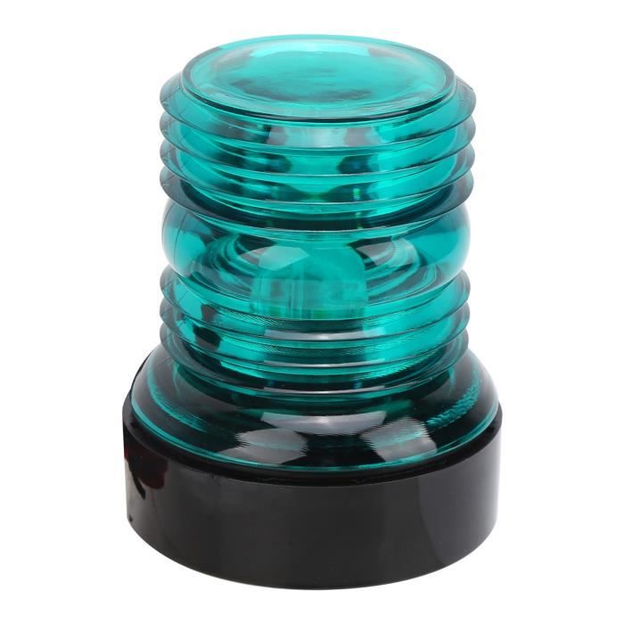 Feux De Navigation De Bateau, Feu De Signalisation De Yacht IP66 PC 3W 1nm Port E Visuelle Pour La Voile Noir