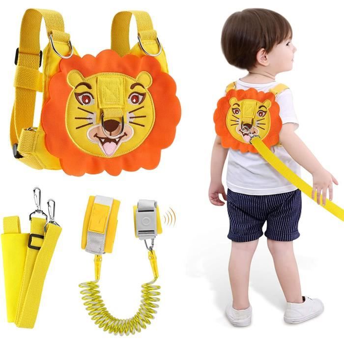 Weishazi Harnais de sécurité pour bébé avec harnais de sécurité pour enfant Motif tigre bleu 