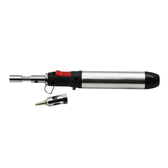 SODIAL Outil /à Souder Pour Chalumeau /à Gaz Outil Oxyg/ène-Ac/étyl/ène Kit de Outils de Soudage En Acier Inoxydable Platine M/étal