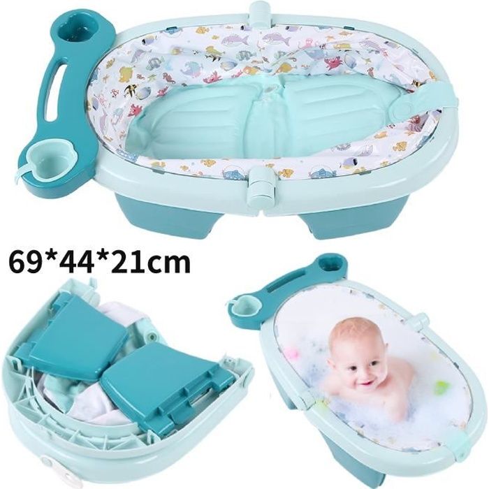Gonflable Pliable Bebe Infantile Portable Baignoire Baignoire Baignoire Baignoire Bebe Douche Piscine Bleu Cdiscount Puericulture Eveil Bebe