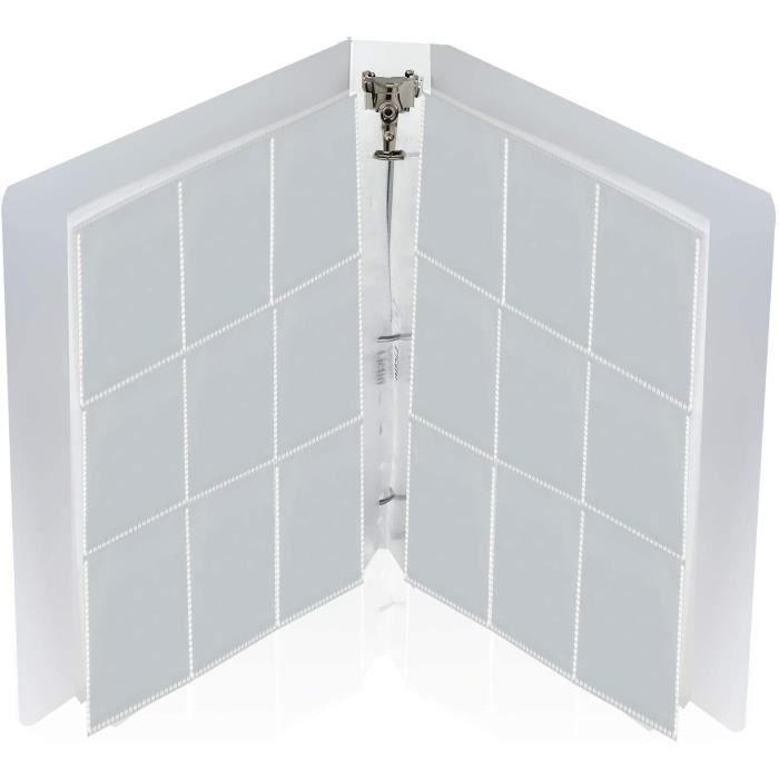 540 Pochettes Pour Cartes à Collectionner - Album 30 Pages Double Face En Polypropylène Transparent
