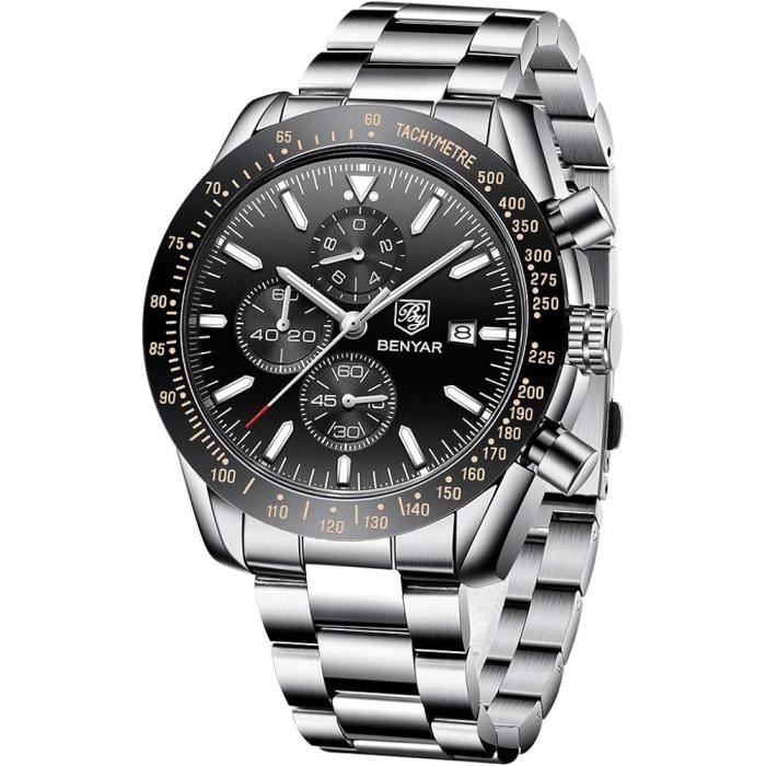 Montre Analogique Anti-magnétique Berco Pour Hommes - Fabriqué En Suisse, Occasion, Mouvement Quartz