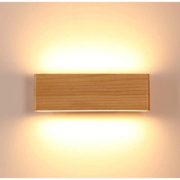 OSALADI Plafonnier Minimaliste En Bois - Applique Hall Et Couloir, Design Ferme Élégant, Petit Modèle Sans Ampoule