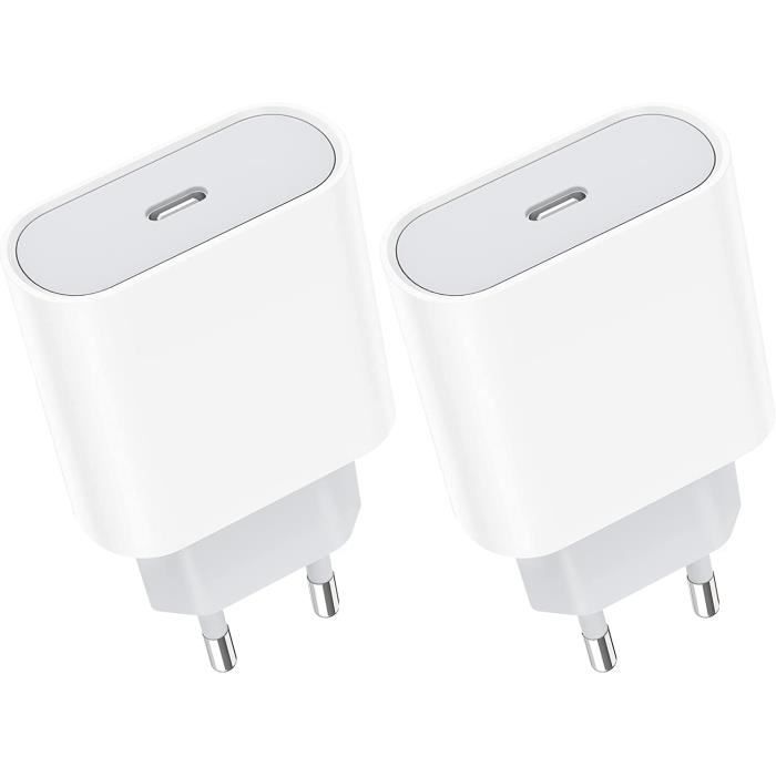 25W 4-Pack Chargeur Rapide Pour IPhone 11 12 13 14/14 Plus / 14 Pro