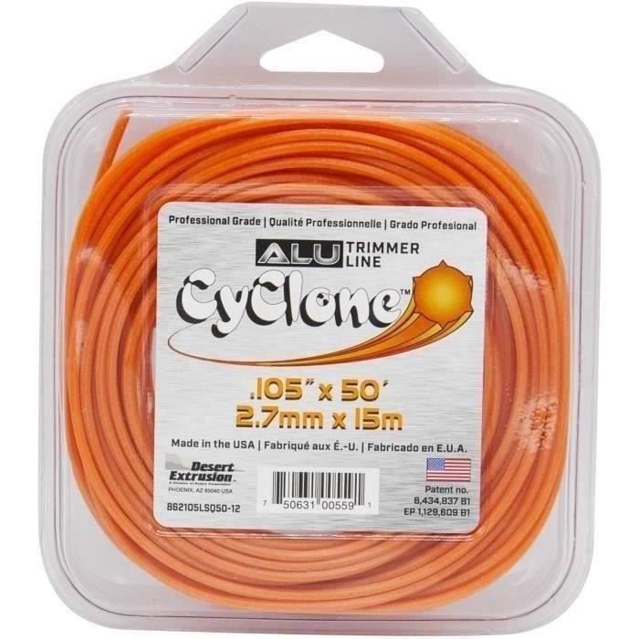 Fil Desert Cyclone Alu étoilé 2,7 x 15 m - orange