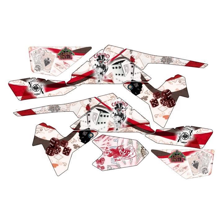 Kit Graphique Complet Autocollants Pour Suzuki LTR 450 (Toutes Années) - Personnalisation Gratuite Nom/numéro - États-Unis