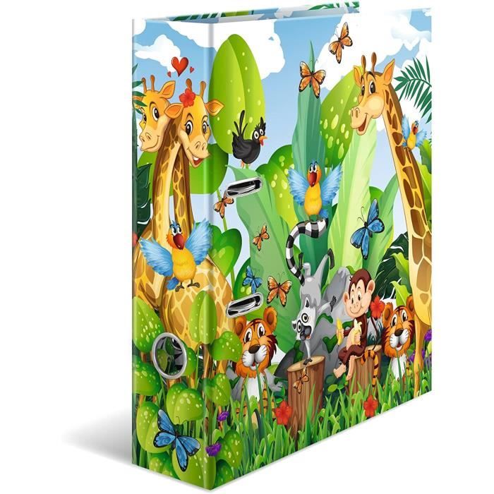 Sticker Mural XXL Animaux Jungle Safari – Lion Géant Et Amis, Décoration Chambre Enfant Bébé 283x141 Cm Deko Kinderzimmer