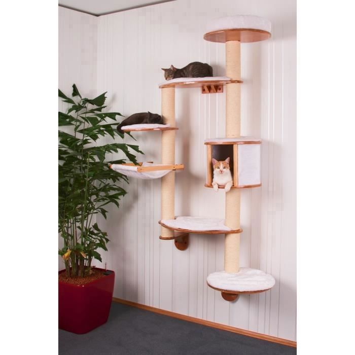 Kerbl Kerbl Arbre à Chats Mural Aire de Jeux Dolomit XL Tofana 185 cm Gris 81541 