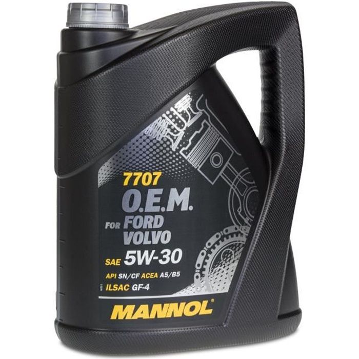 5 litres MANNOL SAE 5W-30 7707 OEM pour ACEA A5
