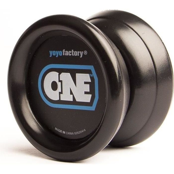 YoyoFactory DNA Yo-Yo - Noir Blanc (Yoyo en métal, Ficelle, Roulement à Billes et Instructions Incluses