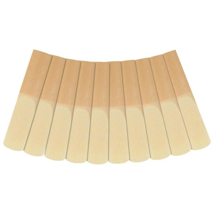 Anches Saxophone Alto Rico Force 2 - Lot De 10 | Pour Débutants Et Jazz