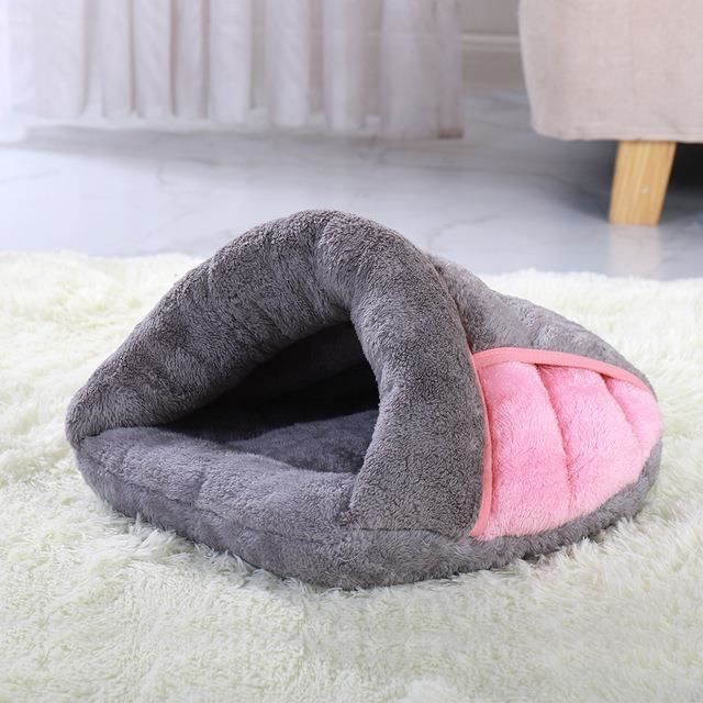 GRIS Lit chauffant pour chats et chiens Chenil dhiver tapis pour chats et chiens chenil fournitures pour animaux L #3