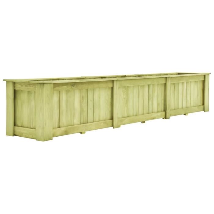 VIDAXL Jardinière surélevée Bois de pin imprégné - vue 2