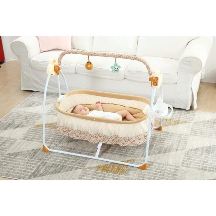 Lit De Bebe Joli Berceau Electrique Balancoire Grand Lit A Bascule Automatique Espace Sur Pour Bebe Berceau A Bascul 294 Cdiscount Puericulture Eveil Bebe