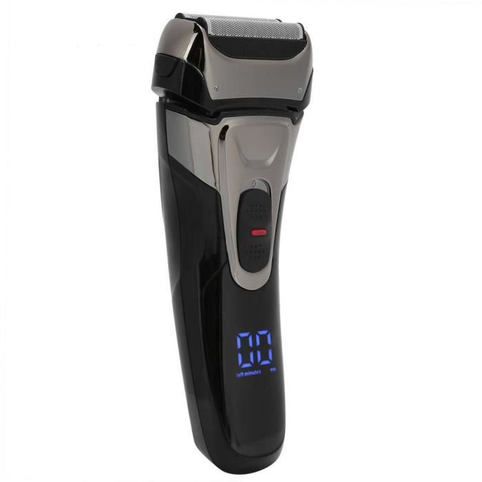 ARAMOX Rasoir à barbe Rasoir Électrique Étanche pour Hommes Professionnel Charge USB Tondeuse à Barbe Portable