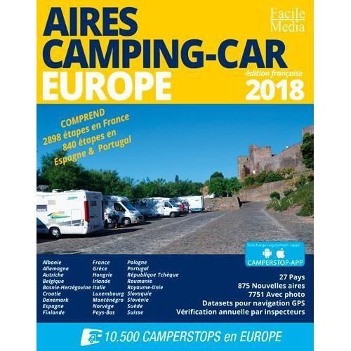 Livre - aires camping-car Europe (édition 2018) - Cdiscount Librairie