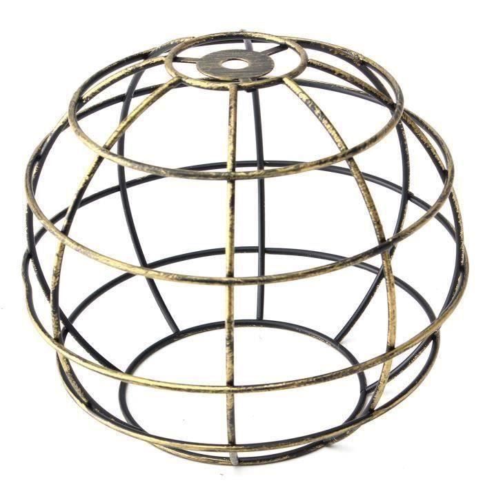 Suspension Vintage En Bois Et Métal Hofstein – Luminaire Design Pour Salon, Chambre, Couloir – Style Industriel Et Chaleureux