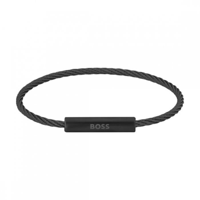 Boss Bracelet Homme Acier Noir 1580389