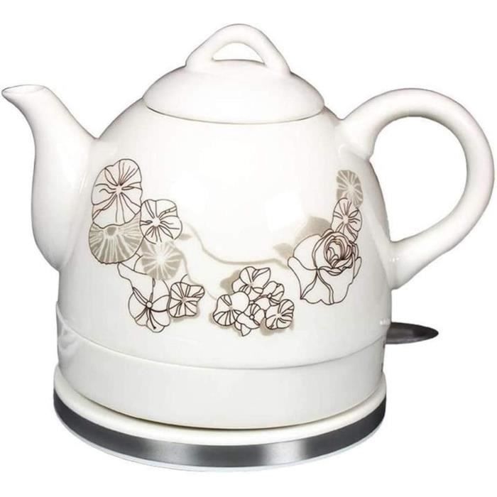 Ensemble Bouilloire Turque électrique 1L + 2L Acier Inoxydable Noir - Avec Infuseur Thé, 1800W