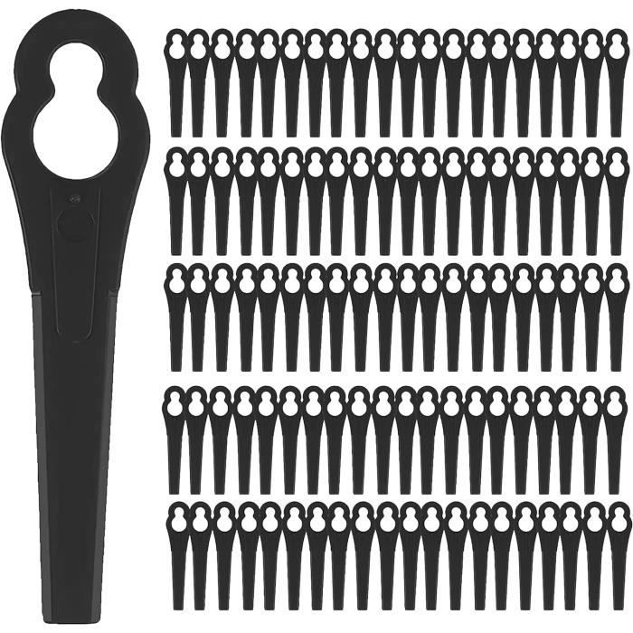 Lot De 100 Lames De Rechange En Plastique Pour Coupe-bordure GE-CT 18 Li Kit/Li-Solo, GC-CT 18