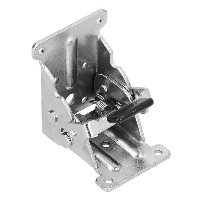 10 Charnières Pliantes Avec Ressort Amorti Pour Meubles, Caravane, Camping-car - Acier Verni