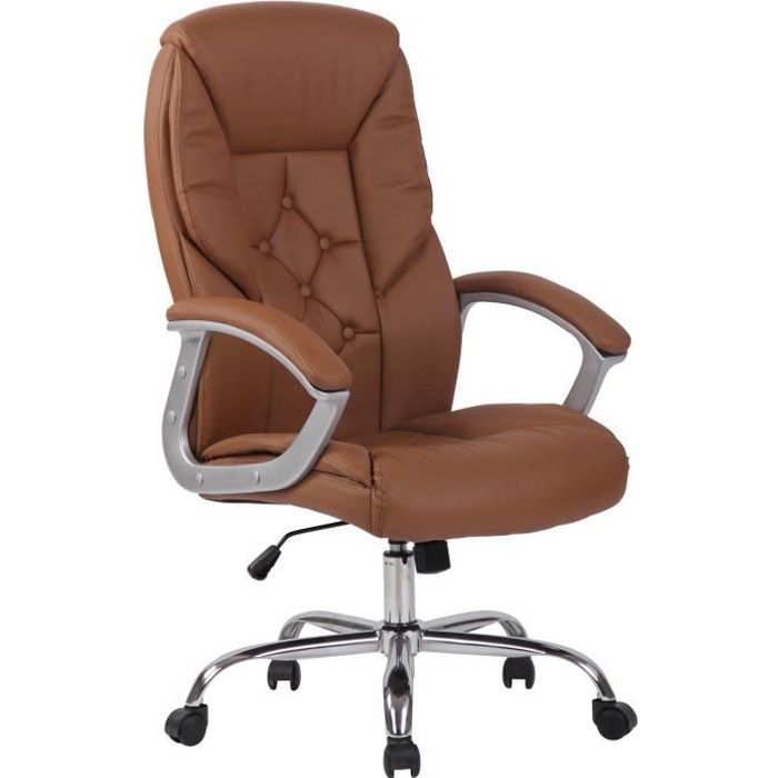 Fauteuil de bureau XXL - CLP - Rodeo XXL - Similicuir - Capacité 210 kg - Pivot 360° Fauteuil de bureau XXL - CLP - Rodeo XXL - Similicuir - Capacité 210 kg - Pivot 360°