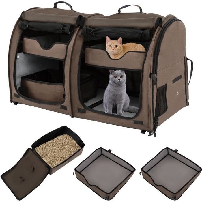 Pet Carrier Cage De Transport Chat Amazon Cat Carrier Hard Dualoai
