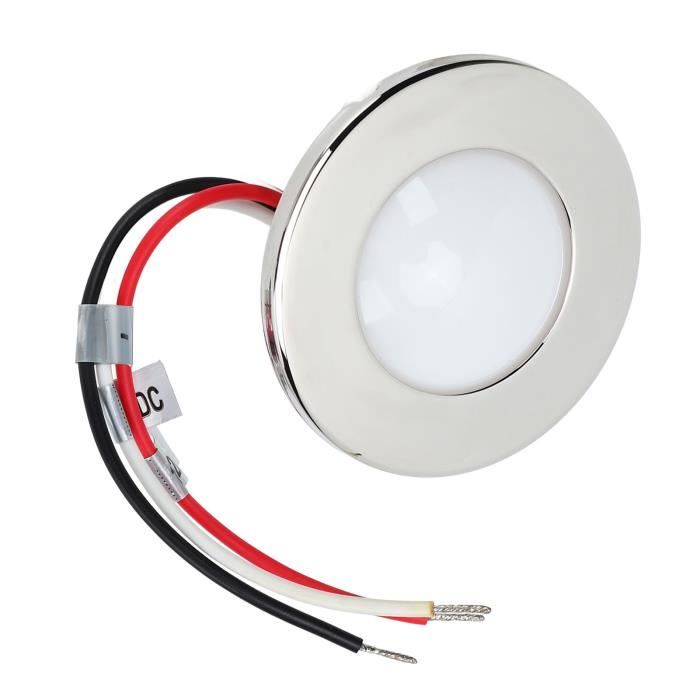 Plafonnier LED Encastré 12V-24V Pour Camping-car - 120 LEDs, 3 Couleurs, Gradable - Marque XUKEY