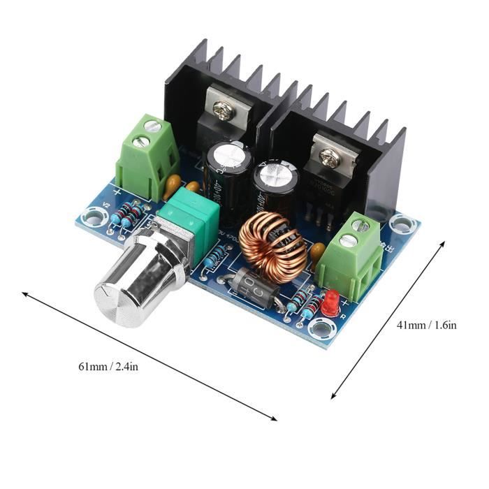 EJ.life Régulateur abaisseur Module convertisseur abaisseur entrée DC 8.2‑32V vers sortie DC 3