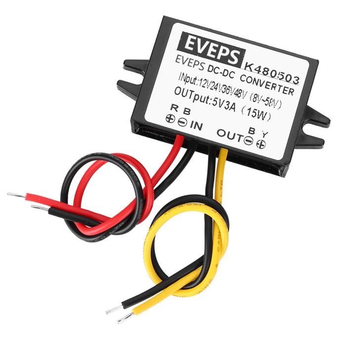 Convertisseur 24V Vers 12V Pour Voiture/camion - 20A, Prise Allume-cigare, Protection Intégrée, Compact