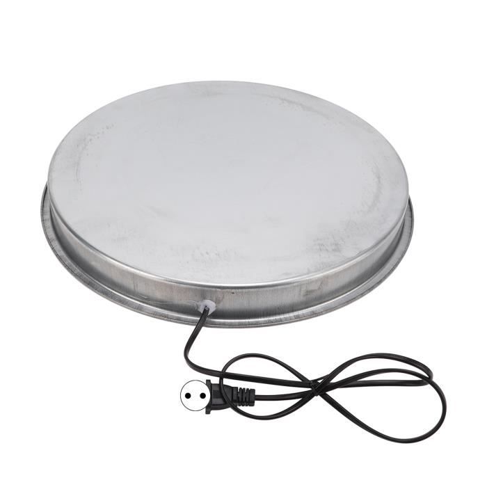 Chauffe-eau Pour Abreuvoir à Poules - Base Chauffante Antigel - Diamètre 19.5 Cm - Pour Hiver, Extérieur