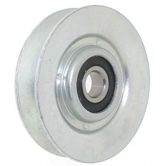 Poulie à gorge en V sur roulement adaptable pour tondeuse TORO de 21 - H: 21,4mm, Ø: ext: 73mm, Ø in