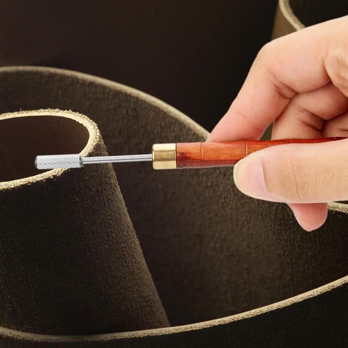 Applicateurs Teinture Cuir - Lot De 25 Avec Poignée Métal, Laine Réutilisable, Pour Maroquinerie, Bricolage - 8