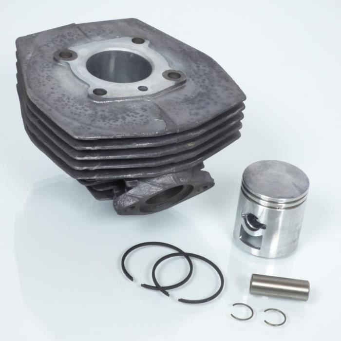 Piston + Segments Compatible Peugeot 103 - Diamètre 39.97mm, Lettre J, Segments 1.5mm, Pour Scooter/mobylette