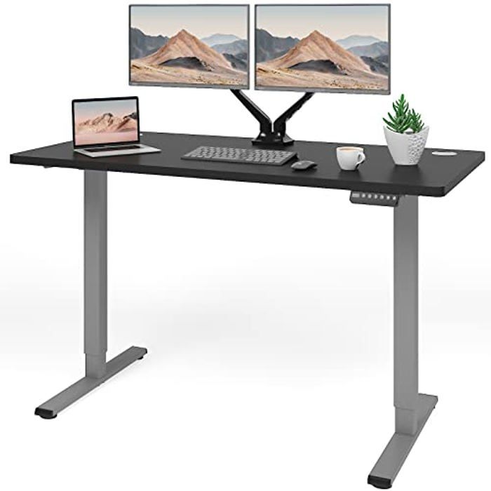 FLEXISPOT EF1 Bureau Assis Debout à 2 Étages avec Plateau 160X80cm