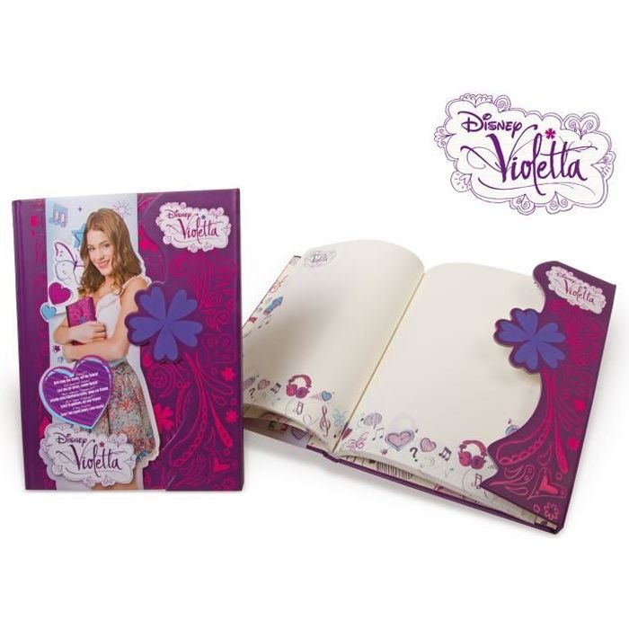 VIOLETTA Journal Intime fermeture magnétique