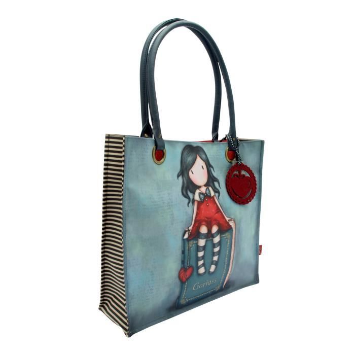 Gorjuss santoro grand sac shopper enduit pour femmes mon histoire