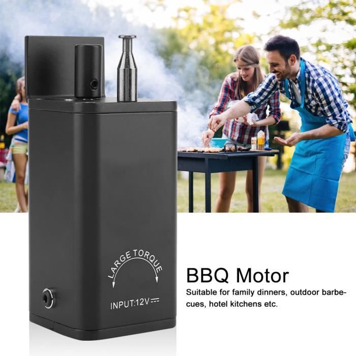Moteur De Rôtissoire BBQ Électrique 50-70kg En Acier Inoxydable - Prise UE 220V