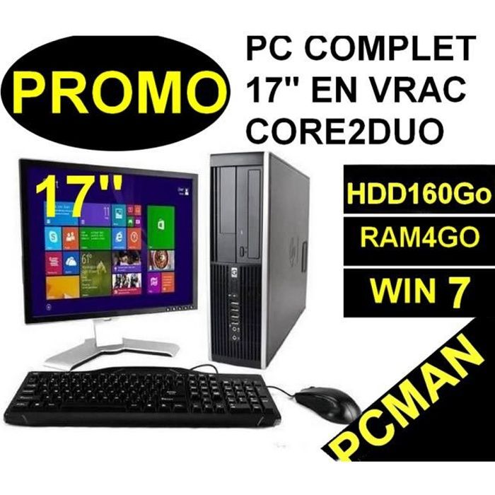 Pc De Bureau Complet Windows 7 Achat Vente Pas Cher